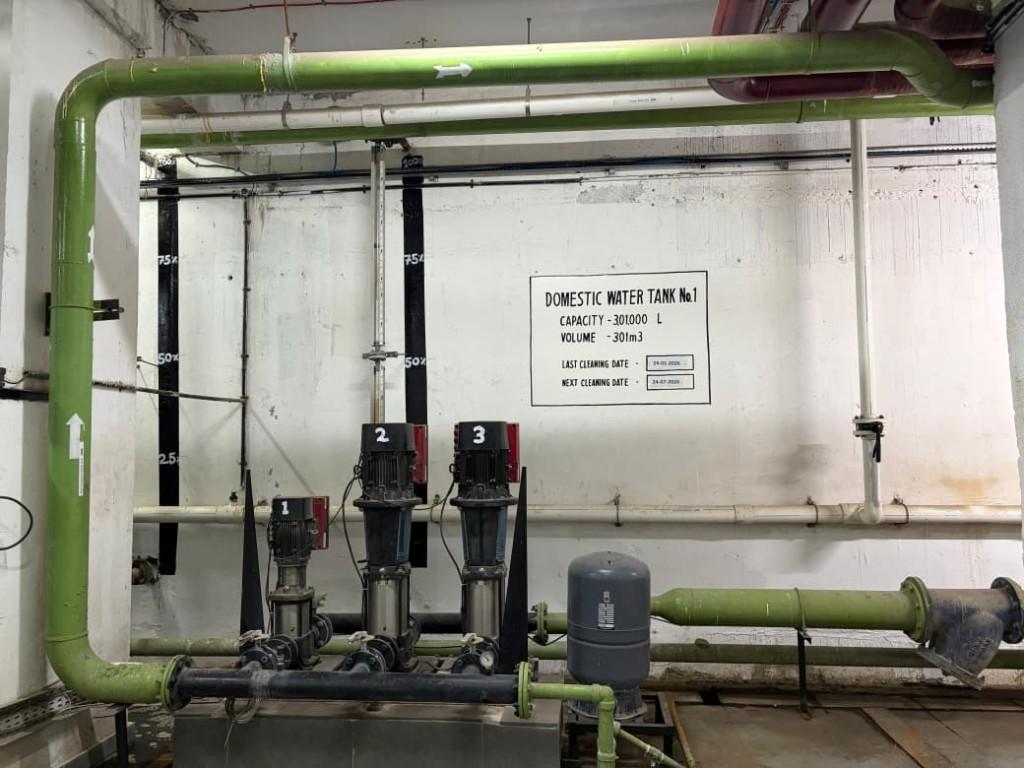 Water supply pump distribution system installed by KMR Enterprises